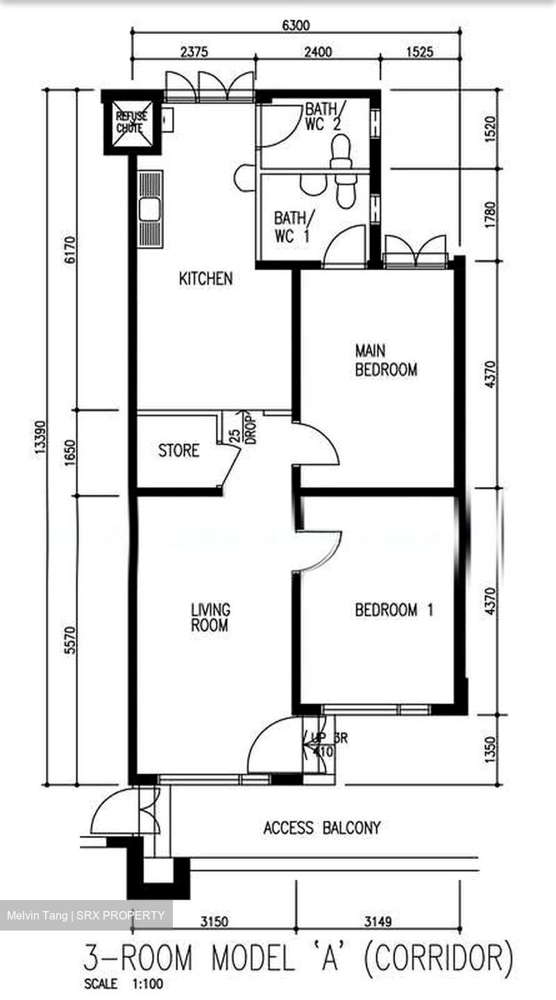 Blk 155 Woodlands Street 13 (Woodlands), HDB 3 Rooms #588734071